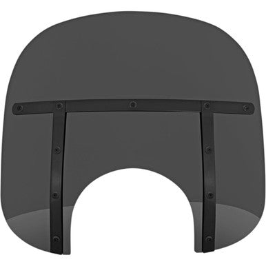 Memphis Shades #MEB35110 - Fats Windshield - 13" - Headlight - Dark Black Smoke