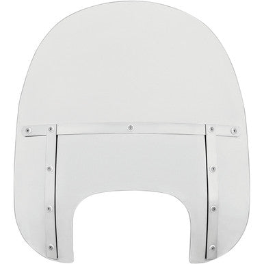 Memphis Shades #MEM6200 - Fats Windshield - Clear - 17" - FLFB/S