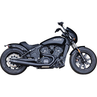 S&S Cycle #4111-266-R - 2-into-1 Grand National Exhaust System - Black - Race Only