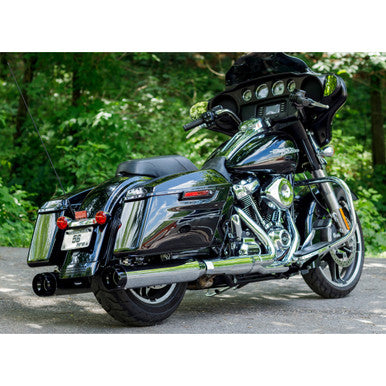 S&S Cycle #550-0664 - 4-1/2" MK45 Performance Mufflers - Black Thruster