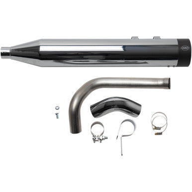 S&S Cycle #550-0829 - Shadow Muffler Kit - Chrome - '09-'16 FL
