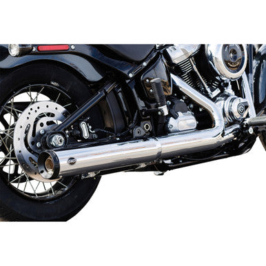 S&S Cycle #550-1160 - Grand National Slip-On Muffler - 50 State - 4" Chrome - M8 Softail