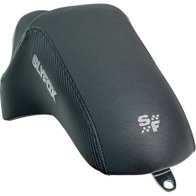 Slyfox #4684B-slyfox - Drifter Seat - Gray Logo - Black Vinyl w/ Slipstop - Carbon Fiber - XL '04-'22