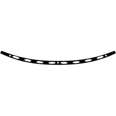 Memphis Shades #MEB0946 - Windshield Trim - Black - Oval - '96-'13 FLH