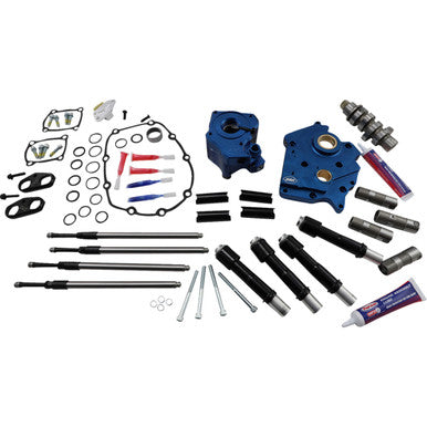 S&S Cycle #310-1007C - Cam Chest Kit - Water Cooled - Chain Drive - 465 Cam - Black Pushrod Tubes - M8