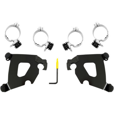Memphis Shades #MEB2034 - Cafe Mounting Kit - Black - FXLR