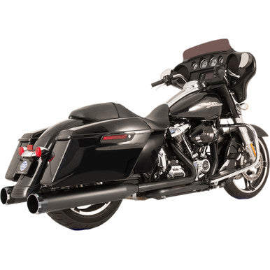 S&S Cycle #550-0700C - El Dorado Dual Exhaust System - Black - Black Thruster
