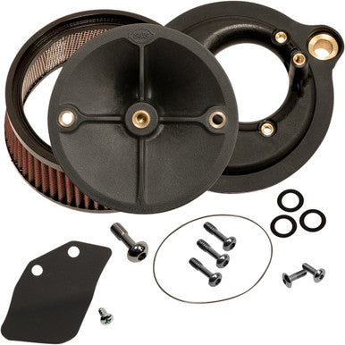 S&S Cycle #170-0354C - Super Stock™ Stealth Air Cleaner Kit - Black
