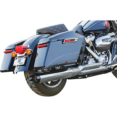 S&S Cycle #550-0758 - 2-into-1 Sidewinder Exhaust System - 50-State - Chrome - M8 Touring