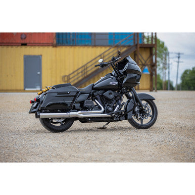 S&S Cycle #550-0776 - 2-into-1 Sidewinder® Exhaust System - '95-'16 FL - Chrome