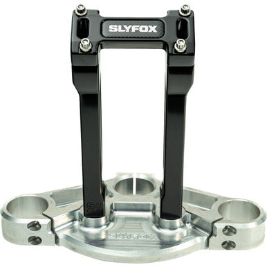 Slyfox #SF-1001-08-B - Handlebar Riser Kit - Straight - 1" Clamping - 8" Rise - Black