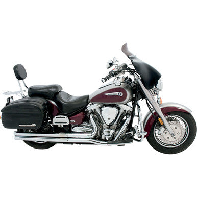 Memphis Shades #MEM0923 - Fairing Windshield Trim - Stainless Steel - Slotted - Slim