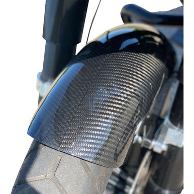 Slyfox #12057G - Front Fender - Shorty - Carbon Fiber/Gloss