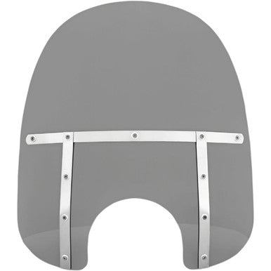 Memphis Shades #MEM33112 - Fats Windshield - 19" - Headlight - Black Smoke
