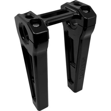 Slyfox #TM-SLY4 - Handlebar Riser Kit - Straight - 1" Clamping - 6" Rise - Black