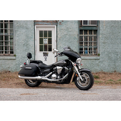 Memphis Shades #MEM0918 - Fairing Windshield Trim - Stainless Steel - Polished - Slim
