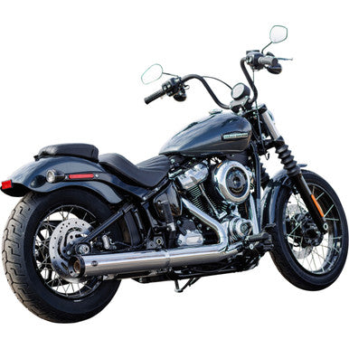 S&S Cycle #550-1160 - Grand National Slip-On Muffler - 50 State - 4" Chrome - M8 Softail