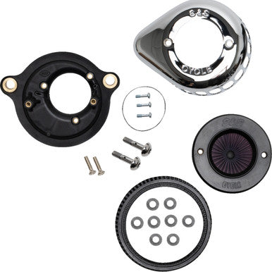S&S Cycle #170-0717A - Air Stinger Stealth Air Cleaner Kit - Chrome