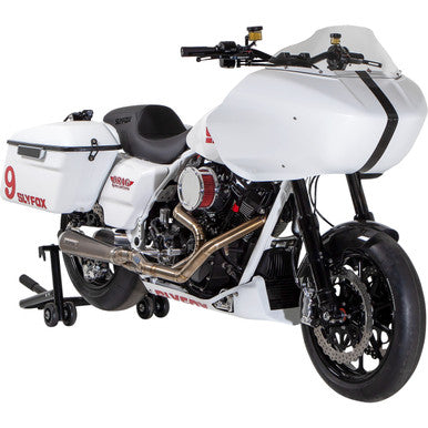 Feuling Parts #5427 - BA Race Series Air Cleaner Kit - Chrome - Red Filter
