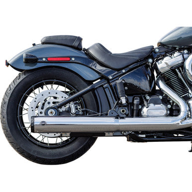 S&S Cycle #550-1160 - Grand National Slip-On Muffler - 50 State - 4" Chrome - M8 Softail