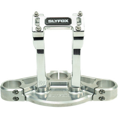 Slyfox #SF-1001-06-R - Handlebar Riser Kit - Straight - 1" Clamping - 6" Rise - Raw