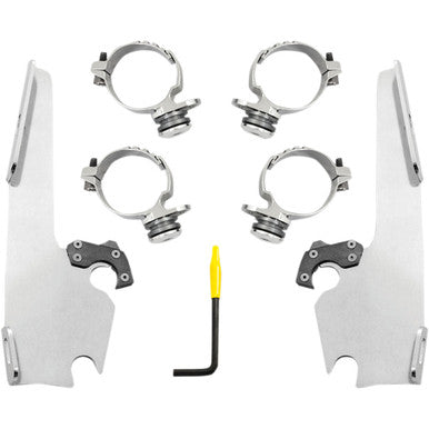 Memphis Shades #MEK2013 - Fats/Slim Mounting Kit - Polished - FXDL