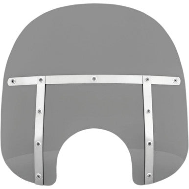 Memphis Shades #MEM31212 - Fats Windshield - 15" - Headlight - Black Smoke