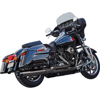 S&S Cycle #550-1123 - 2-into-1 Sidewinder® Exhaust System - Lava Chrome - 50-State - M8