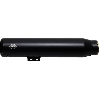 S&S Cycle #550-1074 - 4-1/2" Grand National Slip-On Muffler - Black - RH975 Nightster