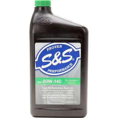 S&S Cycle #153756 - Synthetic Gear Oil - 80W-140 - 1 U.S. quart