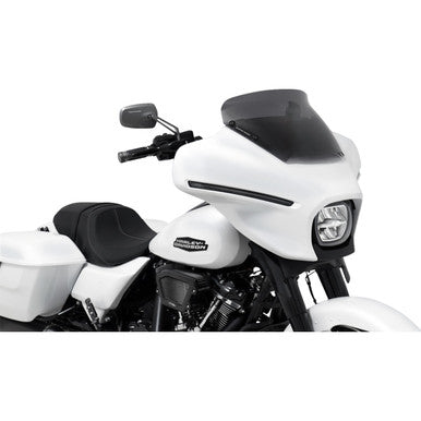 Memphis Shades #MEP88810 - Spoiler Windshield - 4" - Dark Black Smoke - FLHX