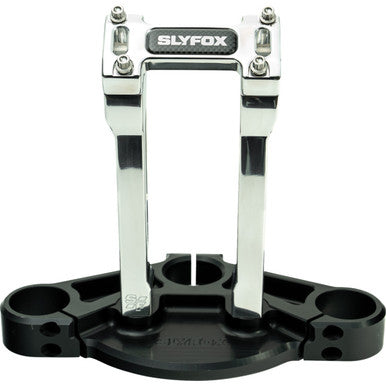 Slyfox #SF-1001-08-R - Handlebar Riser Kit - Straight - 1" Clamping - 8" Rise - Raw