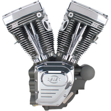 S&S Cycle #310-0512A - T124 Long Block Engine - Stone Gray - Touring
