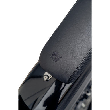 Slyfox #4683A-slyfox - Drifter Seat - Black Logo - Black Vinyl w/ Slipstop - Carbon Fiber - Dyna '96-'03