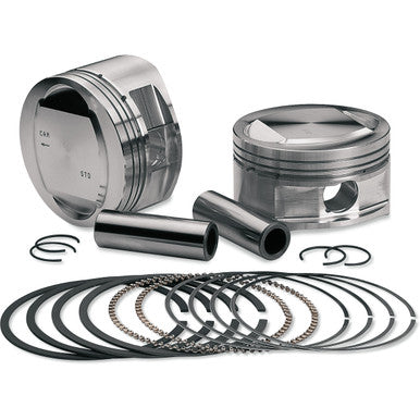 S&S Cycle #92-1214 - Piston Kit - 106" Stroker - 3.875" +0.005" - 95"-103" Motors
