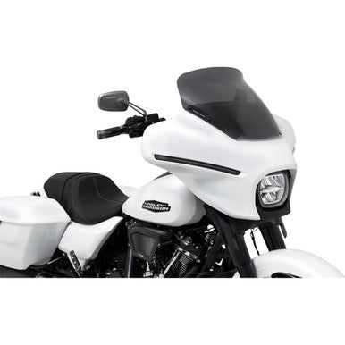 Memphis Shades #MEP89010 - Spoiler Windshield - 6" - Dark Black Smoke - FLHX