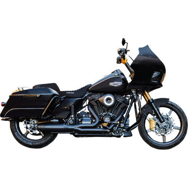 S&S Cycle #550-1109 - 2-into-1 Qualifier Exhaust System - Race Only - Guardian Black