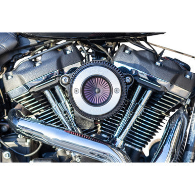 S&S Cycle #170-0714A - Air Stinger Stealth Air Cleaner Kit - Chrome Ring