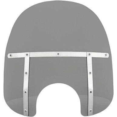 Memphis Shades #MEM32112 - Fats Windshield - 17" - Headlight - Black Smoke