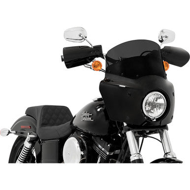 Memphis Shades #MEP86610 - Road Warrior Windshield - Dark Black Smoke - 9"
