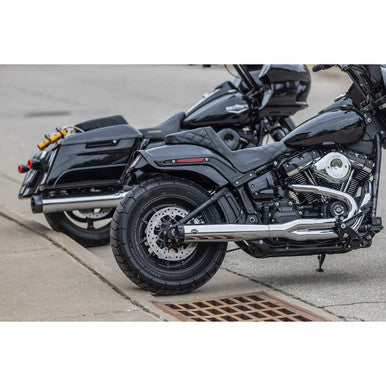S&S Cycle #550-0847B - 2:1 50 State Exhaust for M8 Softail - Chrome