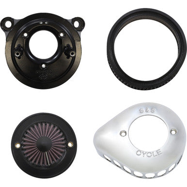 S&S Cycle #170-0719A - Air Stinger Stealth Air Cleaner Kit - Chrome