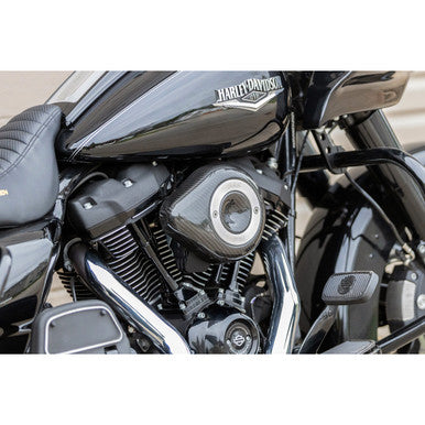 S&S Cycle #170-0501 - Air Cleaner Cover - Mini Teardrop - Carbon Fiber