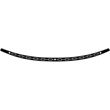 Memphis Shades #MEB0944 - Windshield Trim - Black - Chain - '96-'13 FLH