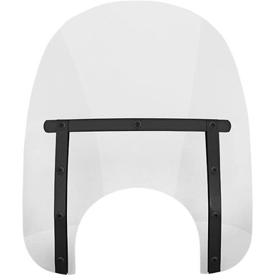 Memphis Shades #MEB4120 - Memphis Slim Windshield - 15" - 9" Headlight Cutout - Night Shades Clear