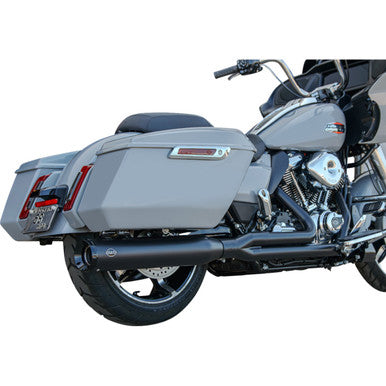 S&S Cycle #550-1167 - 2-into-1 GNX Exhaust System - Race Only - Guardian Black - Touring