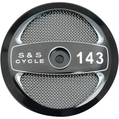 S&S Cycle #170-0323 - Stealth Air Cleaner Cover - Black - 143"