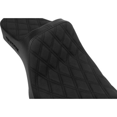 Slyfox #4709C-SlyFox - High Noon Seat - Double Diamond - Black Logo - Black Stitch - XL '04-'22
