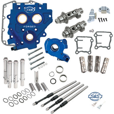 S&S Cycle #330-0546 - Cam Chest with Plate Kit - 585CE - Easy Start Cams - Twin Cam
