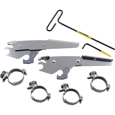 Memphis Shades #MEK2056 - Batwing - Mounting Kit - Polished - XL